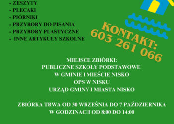 Nisko: Trwa zbiórka artykułów szkolnych dla dzieci dotkniętych skutkami powodzi