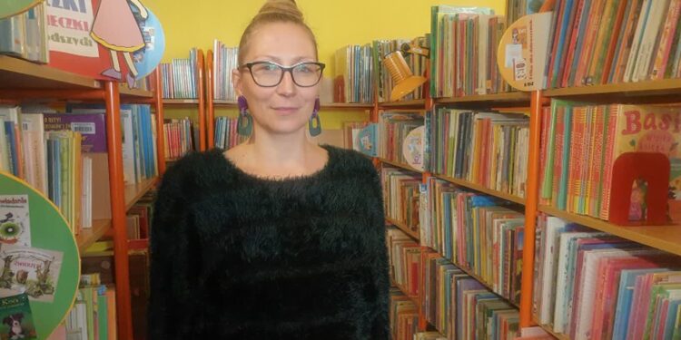 Sylwia Bornos z Miejskiej Biblioteki Publicznej w Tarnobrzegu