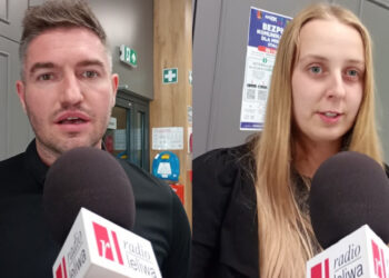 Grzegorz Bieńko, właściciel Konesso w Stalowej Woli i Joanna Łapińska manager w Konesso