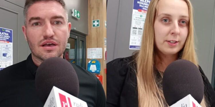 Grzegorz Bieńko, właściciel Konesso w Stalowej Woli i Joanna Łapińska manager w Konesso