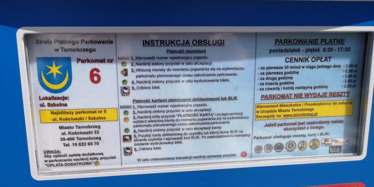 Tarnobrzeg: Płatnych miejsc postojowych nie przybędzie