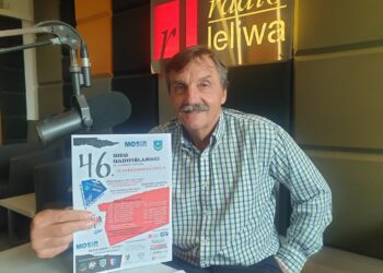 Janusz Chabel, kierownik organizacyjny 46. Biegu Nadwiślańskiego im. Alfreda Freyera