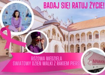 Baranów Sandomierski. Różowa niedziela w Zespole Zamkowo Parkowym