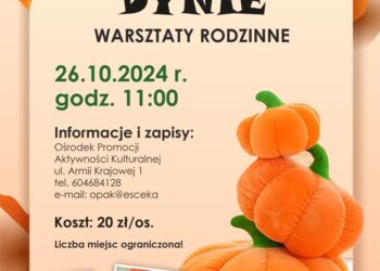 Sandomierz: Pluszowe dynie bohaterami rodzinnych warsztatów