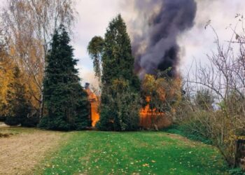 Gorzyce. Groźny pożar we Wrzawach