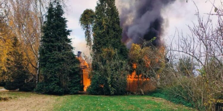Gorzyce. Groźny pożar we Wrzawach