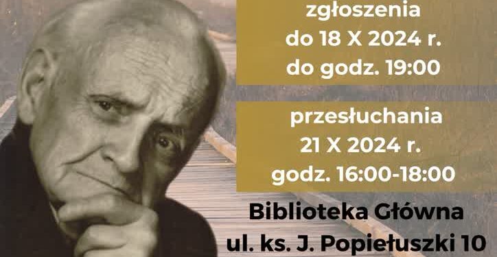Stalowa Wola: Mistrz Pięknego Czytania wygra 500 złotych