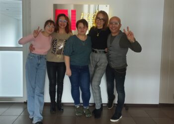 Paweł Gospoś, Magda Jarosz, Anna Mroczkowska, Edyta Galek – zaangażowani w organizację akcji charytatywnej „Choinka Życzeń”