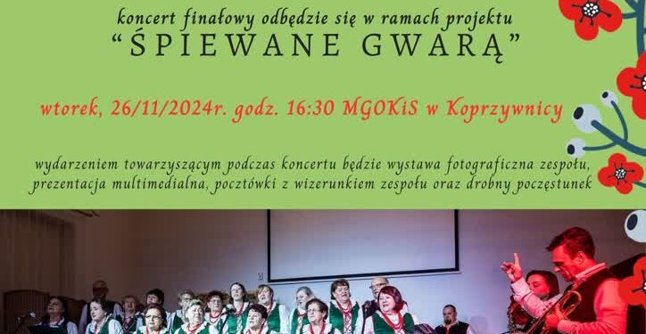 Koprzywnica: Koncert „Powiślan” uwieńczy projekt „Śpiewane gwarą”