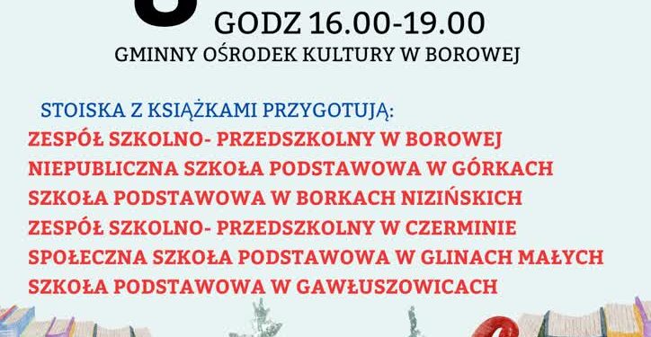 Borowa: Kiermasz Książki Przeczytanej