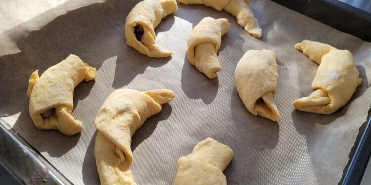 Rogale świętomarcińskie przygotowywane na święto świętego Marcina