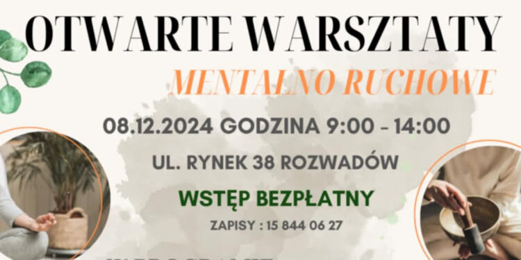 Stalowa Wola: Weź udział w bezpłatnych warsztatach odpręż się i rozładuj stres