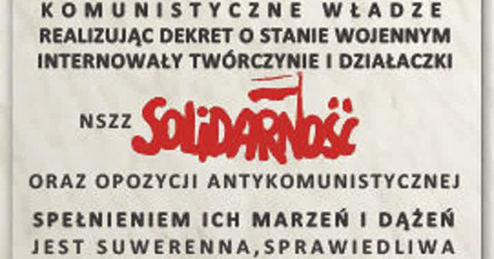 Nisko, Stalowa Wola: Przypomnieli o ofiarach stanu wojennego i odsłonili tablicę internowanych