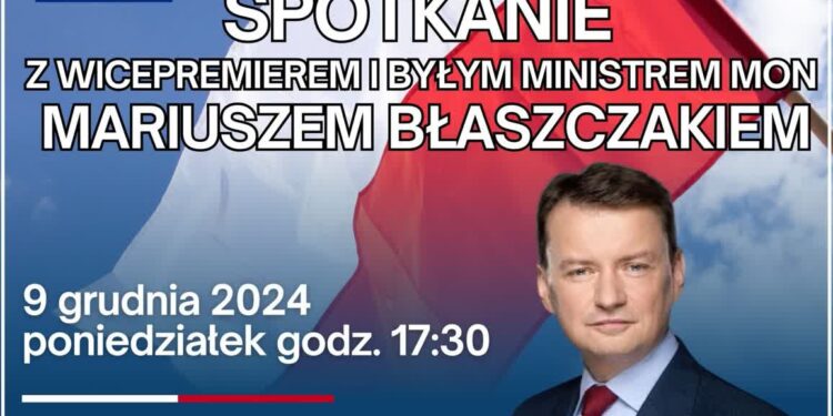 Nowa Dęba. Spotkanie z Mariuszem Błaszczakiem