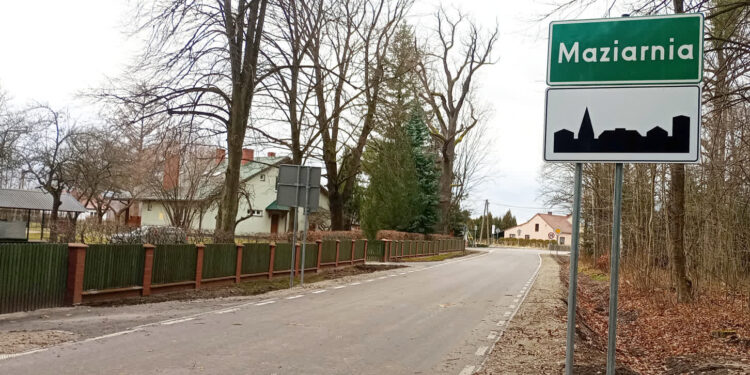 Maziarnia: Przebudowana droga powiatowa oddana do użytku
