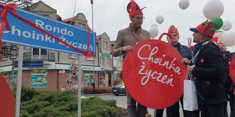 Tarnobrzeg: Rondo „Choinki Życzeń” otwarte!