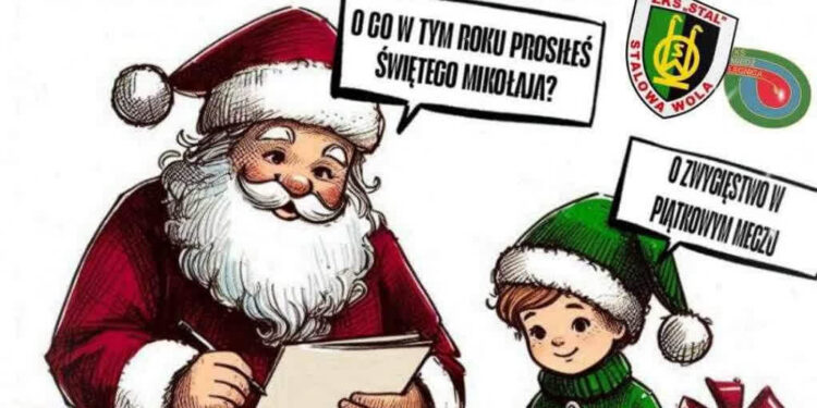 Stalowa Wola: Ubierz choinkę z Zielono-Czarnym Mikołajem i przyjdź na mecz