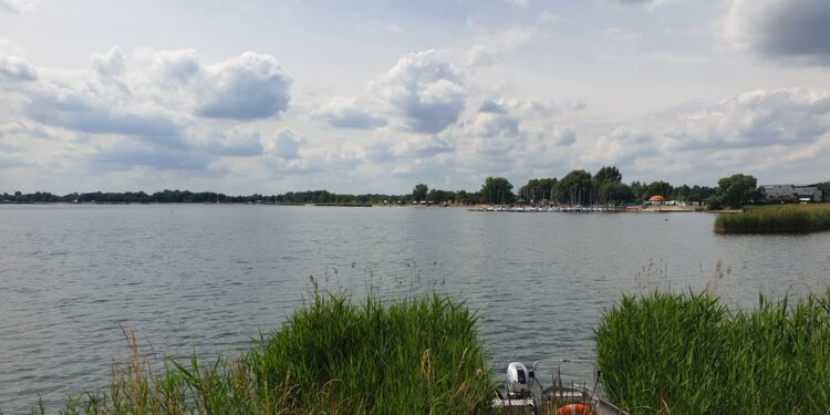 Tarnobrzeg. Ekstremalne morosowanie w jeziorze