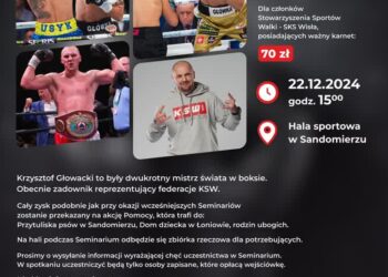 Sandomierz: Seminarium bokserskie z Krzysztofem Głowackim – dwukrotnym mistrzem świata