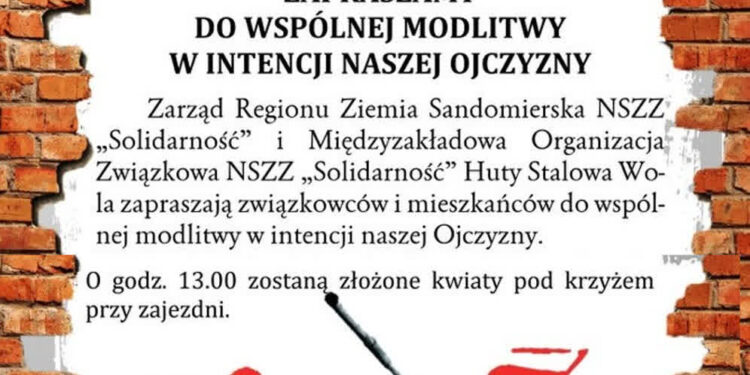 Stalowa Wola: Upamiętnią 43. rocznicę wprowadzenia stanu wojennego