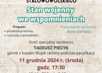 Stalowa Wola: W kafejce spotkanie z górnikiem postrzelonym w pacyfikacji Kopalni Wujek