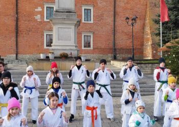 Sandomierz: Noworoczny trening w Sandomierskim Klubie Karate Andrzej Orłowski (FOTO)