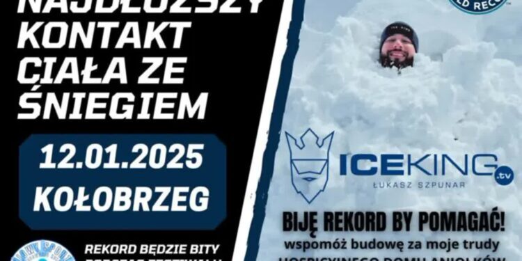 Śnieg też mu niestraszny. Łukasz Szpunar z kolejnym rekordem