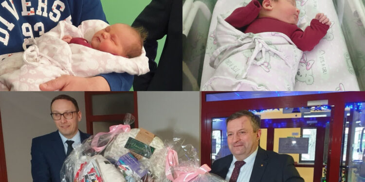 Tarnobrzeg: Pierwsze na świat w tym roku przyszły dziewczynki