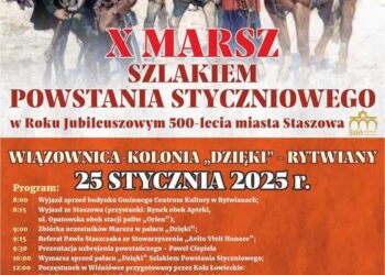 Staszów: Marsz Szlakiem Powstania Styczniowego