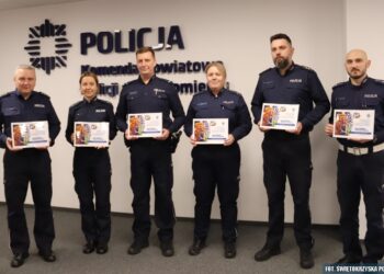 Sandomierz: Policja przekazała Vouchery profilaktyczne na licytację WOŚP