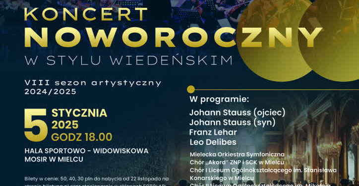 Mielec: Koncert Noworoczny w stylu wiedeńskim