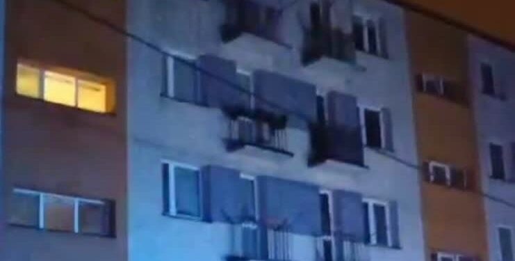 Pożar mieszkania w bloku przy ul. Jana Pawła II w Staszowie