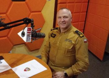 brygadier Szczepan Kozioł, komendant powiatowy PSP w Stalowej Woli