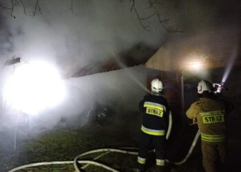 Tarnobrzeg. Paliło się