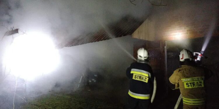 Tarnobrzeg. Paliło się