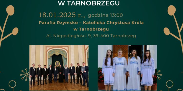 Tarnobrzeg. Koncert kolęd prawosławnych i hymnów Bożego Narodzenia