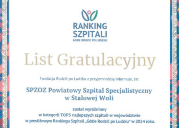 Stalowa Wola: Szpital wysoko w rankingu „Gdzie rodzić po ludzku”
