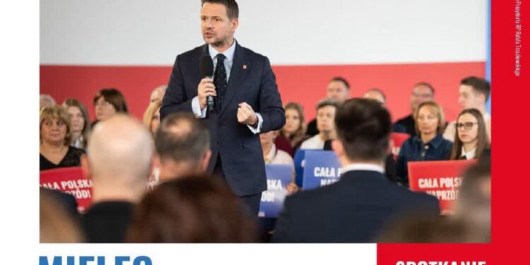 Mielec: Kandydat na Prezydenta RP Rafał Trzaskowski odwiedza Podkarpacie