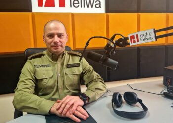 por. Piotr Zakielarz z Bieszczadzkiego Oddziału Straży Granicznej