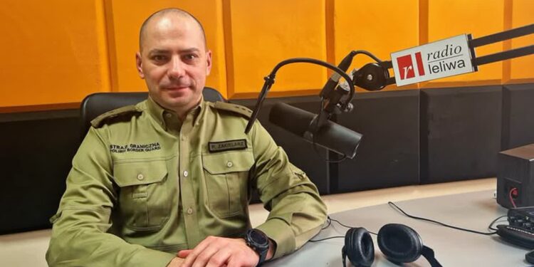 por. Piotr Zakielarz z Bieszczadzkiego Oddziału Straży Granicznej