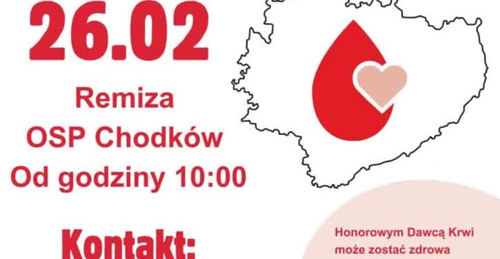 Chodków: Dziś honorowo oddają krew
