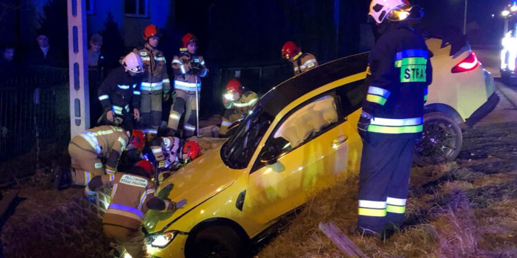 Tarnobrzeg: Jazda zakończona w przydrożnym rowie