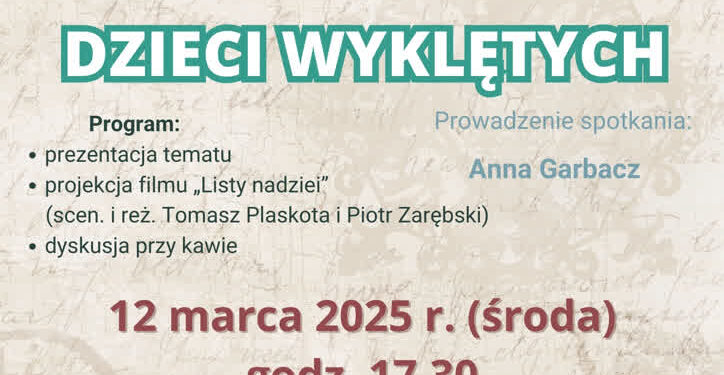 Stalowa Wola: O dzieciach żołnierzy wyklętych porozmawiają na dzisiejszej Kafejce Historycznej
