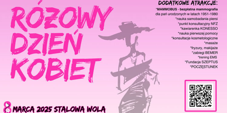 Stalowa Wola: W sobotę Różowy Dzień Kobiet – impreza pełna atrakcji, profilaktyki i dobrej zabawy