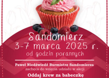 Sandomierz: Oddaj krew za babeczkę!