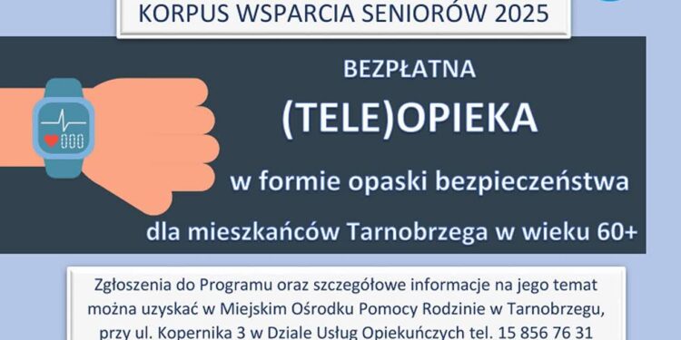 Tarnobrzeg: MOPR zadba o zdrowie seniorów