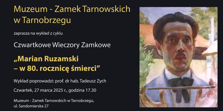Tarnobrzeg: Czwartkowy Wieczór Zamkowy. Będzie o wybitnym malarzu