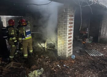 Bilcza: Pożar budynku gospodarczego