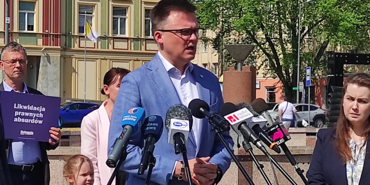 Mielec: Hołownia o bezpieczeństwie, wspólnocie i  papieżu