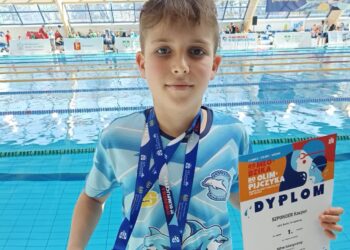 Tarnobrzeg: Złoto i srebro dla Kacpra Szpondera z UKS Delfin